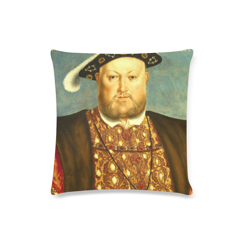 HENRY THE EIGTH 2 Custom Zippered Pillow Case 16"x16"(Twin Sides)