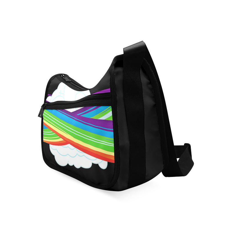 flying with rainbow dash Crossbody Bags (Model 1616)