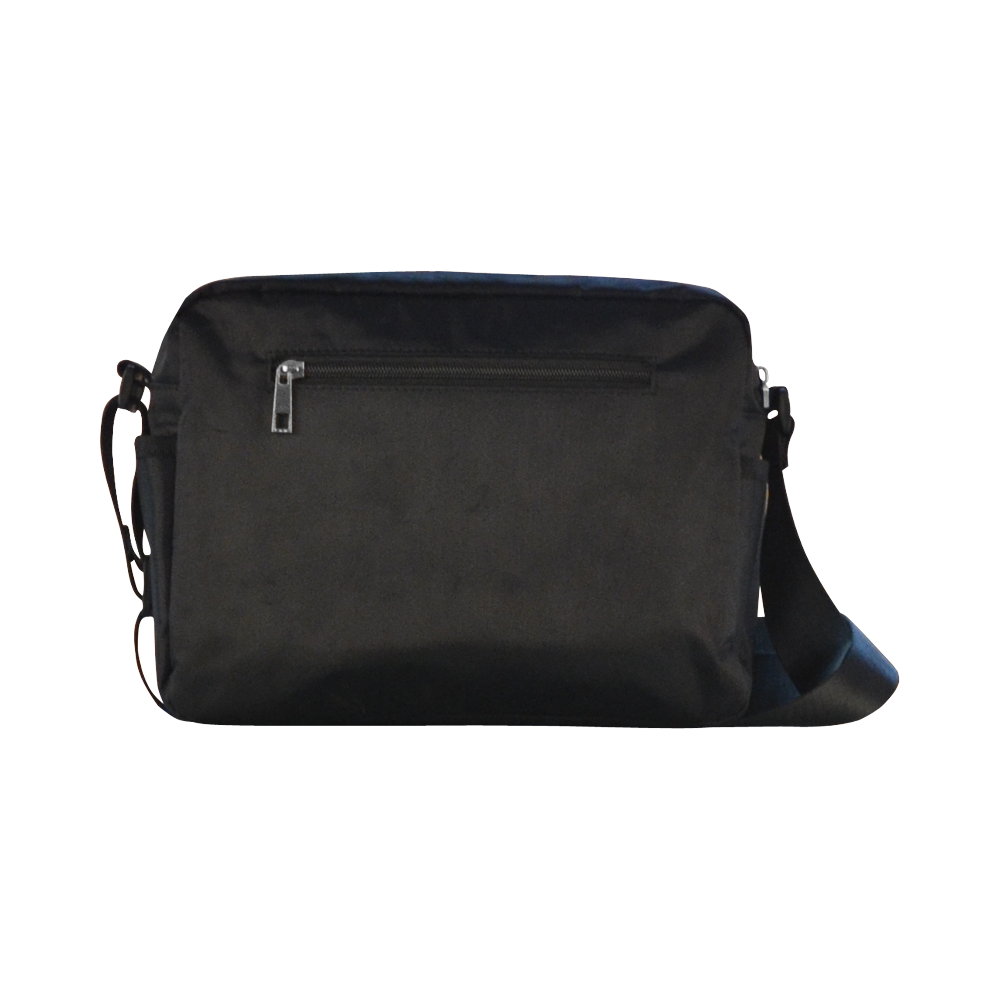 Graffiti Shark Brick Wall Classic Cross-body Nylon Bags (Model 1632)