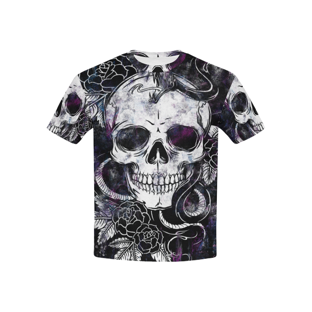 skullsnakeandrose Kids' All Over Print T-shirt (USA Size) (Model T40)