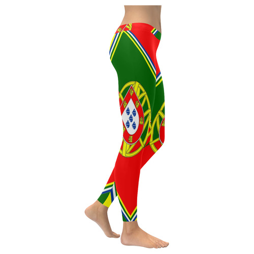 PORTUGAL Women's Low Rise Leggings (Invisible Stitch) (Model L05)