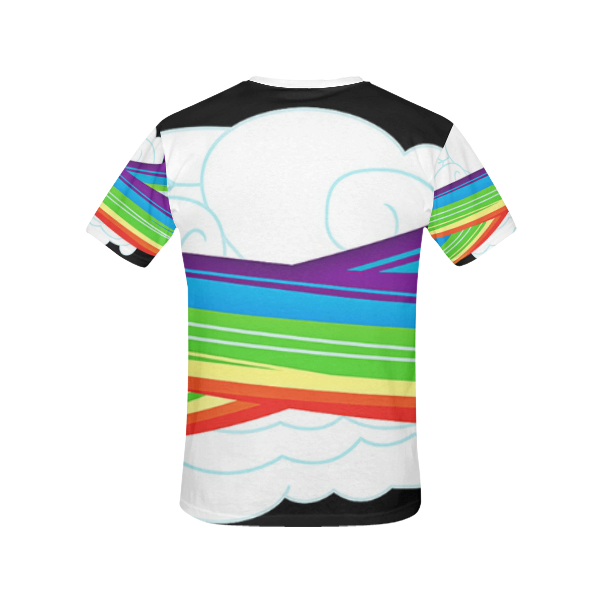 flying with rainbow dash All Over Print T-Shirt for Women (USA Size) (Model T40)