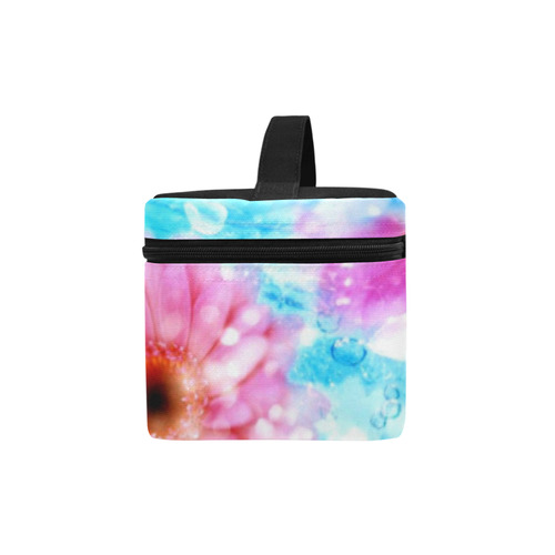 Floral watercolor Cosmetic Bag/Large (Model 1658)