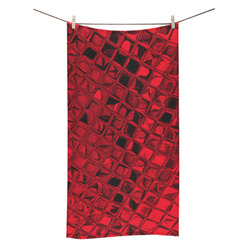 Metallic Red Bath Towel 30"x56"