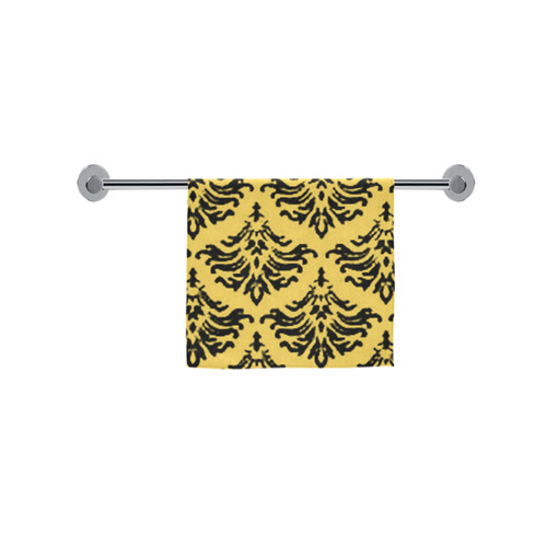 Primrose Yellow Damask Custom Towel 16"x28"