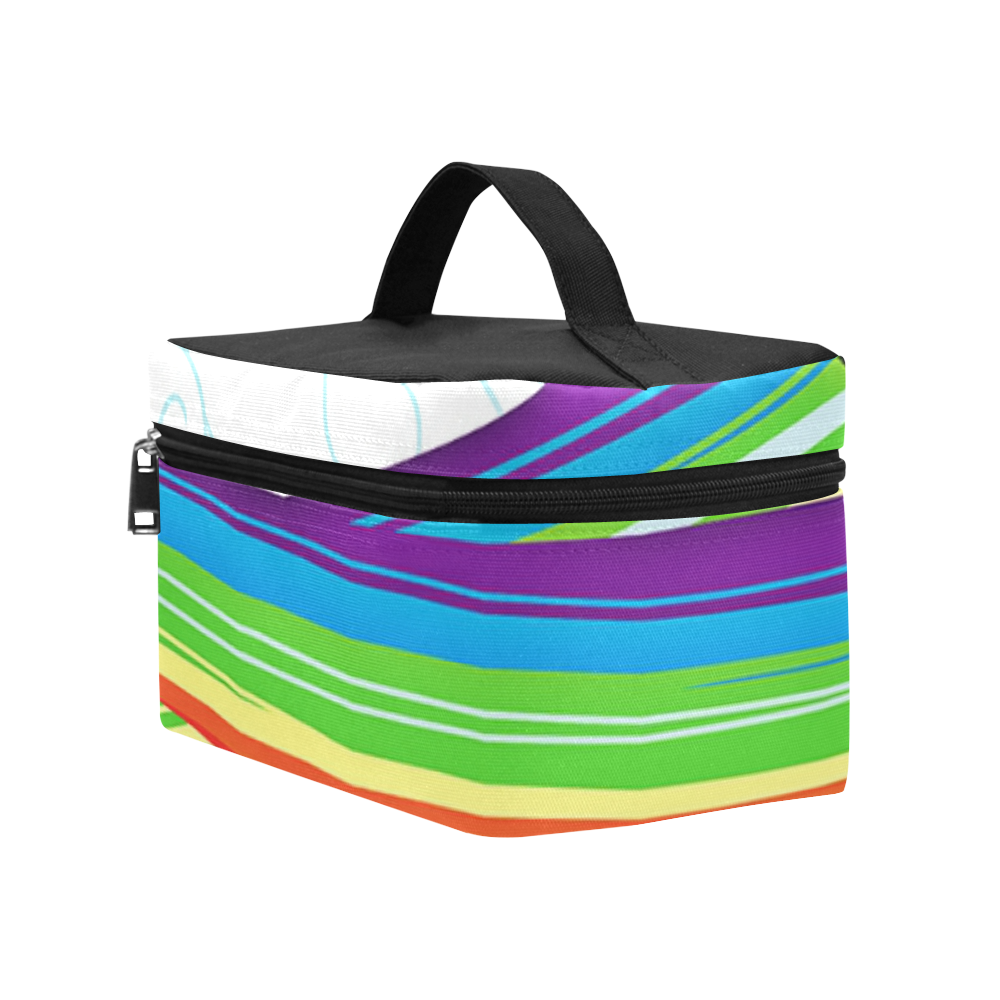 flying with rainbow dash Cosmetic Bag/Large (Model 1658)
