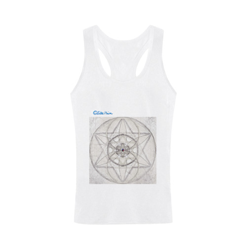 protection through fundamental mineral energy Plus-size Men's I-shaped Tank Top (Model T32)