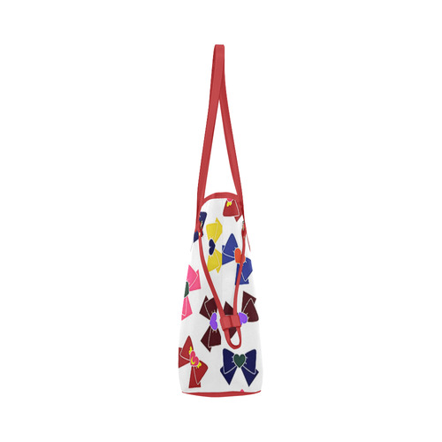 Sailor moon pattern Clover Canvas Tote Bag (Model 1661)