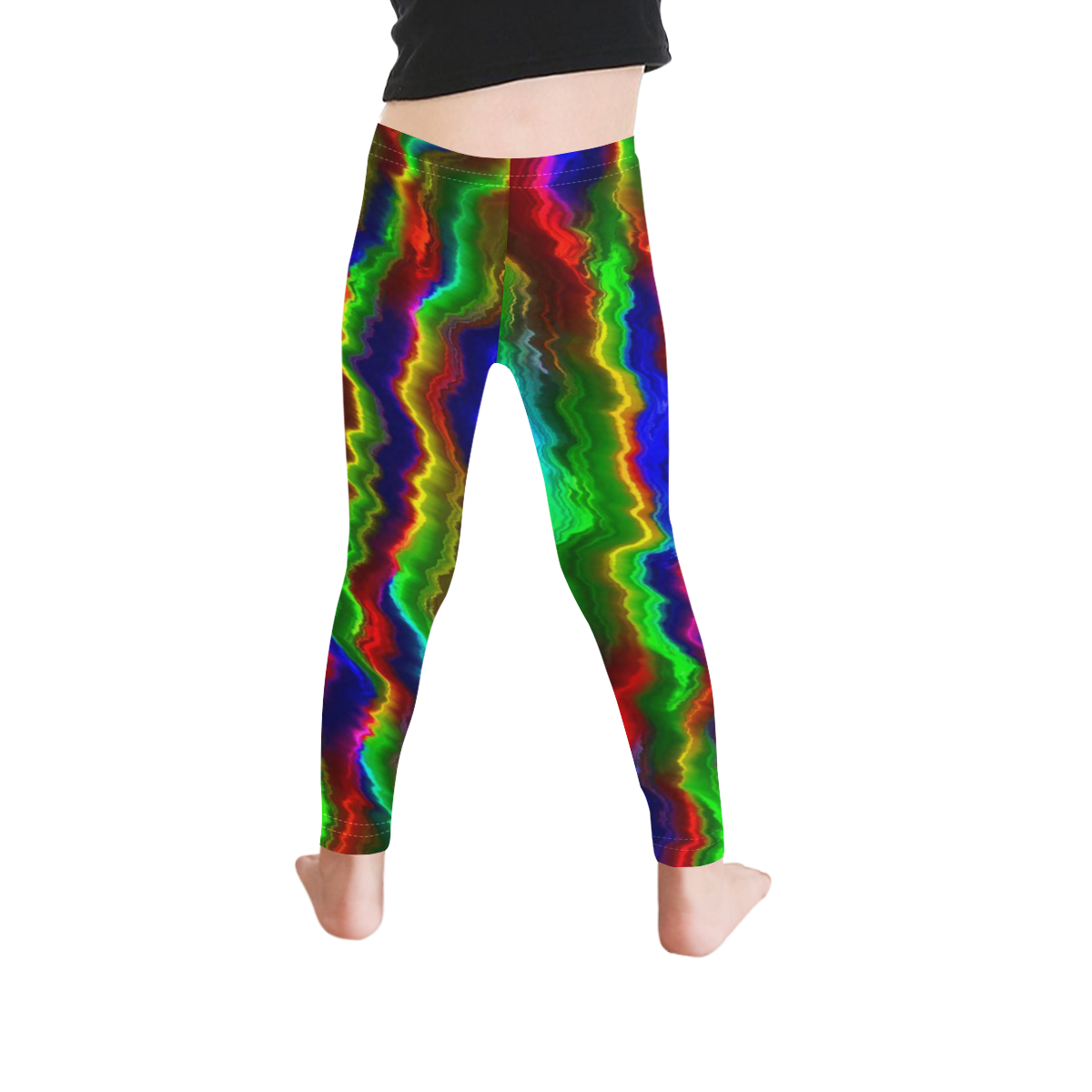 Hot abstract 8A Kid's Ankle Length Leggings (Model L06)