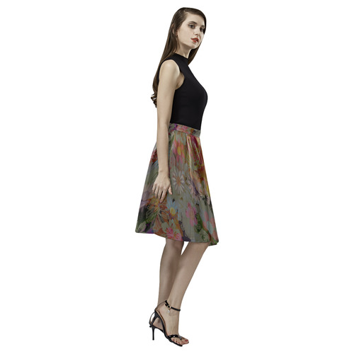 0009 Melete Pleated Midi Skirt (Model D15)