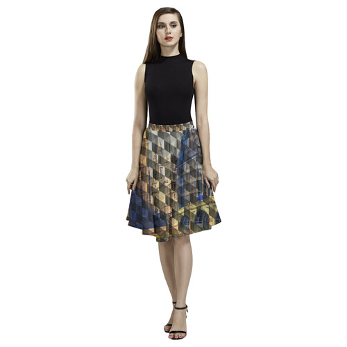 81 Melete Pleated Midi Skirt (Model D15)