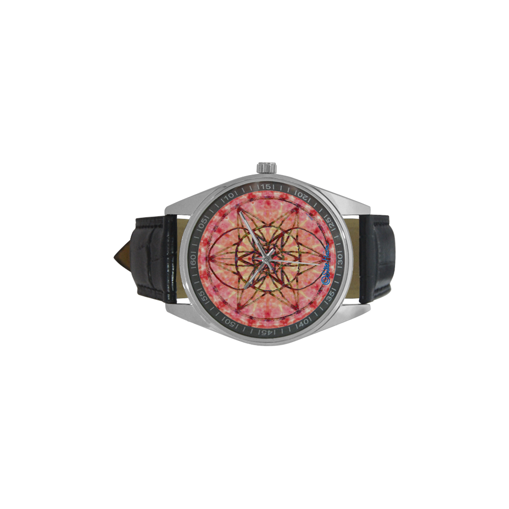 protection- vitality and awakening by Sitre haim Men's Casual Leather Strap Watch(Model 211)