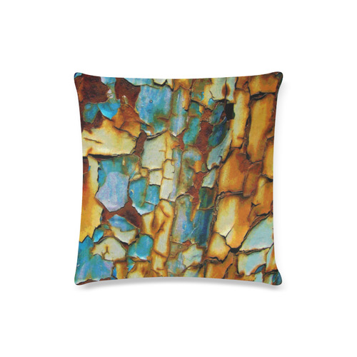 Rusty texture Custom Zippered Pillow Case 16"x16"(Twin Sides)