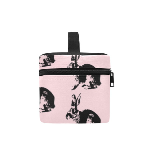 pink cute bunny pattern Lunch Bag/Large (Model 1658)