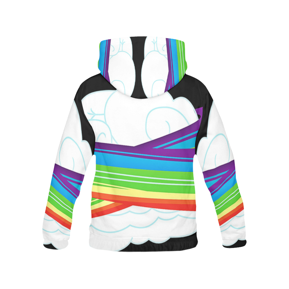 flying with rainbow dash All Over Print Hoodie for Men (USA Size) (Model H13)