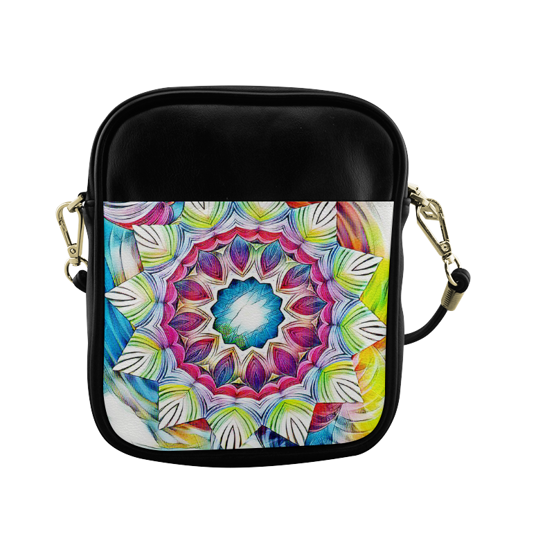 Sunshine Feeling Mandala Sling Bag (Model 1627)