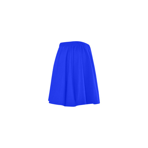 Smoke Blue Flames Mini Skating Skirt (Model D36)