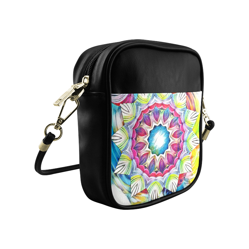 Sunshine Feeling Mandala Sling Bag (Model 1627)