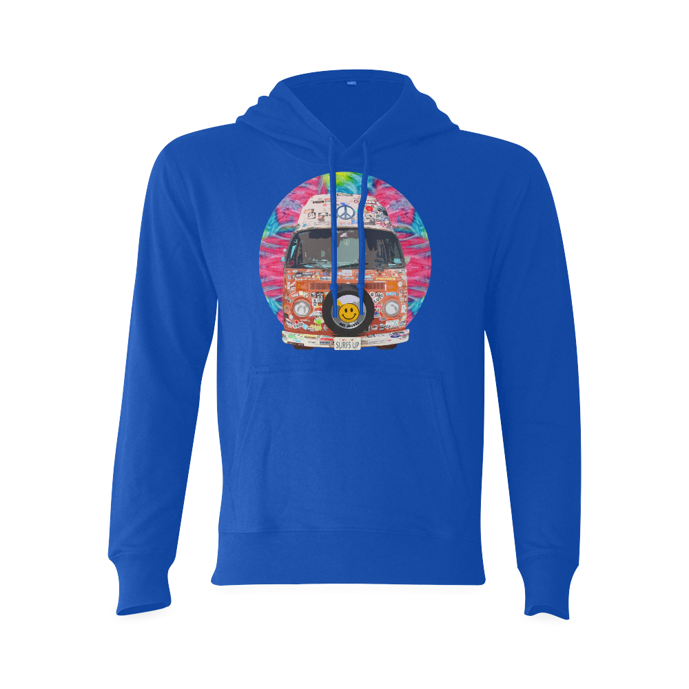 Groovy Hippie Van Oceanus Hoodie Sweatshirt (Model H03)