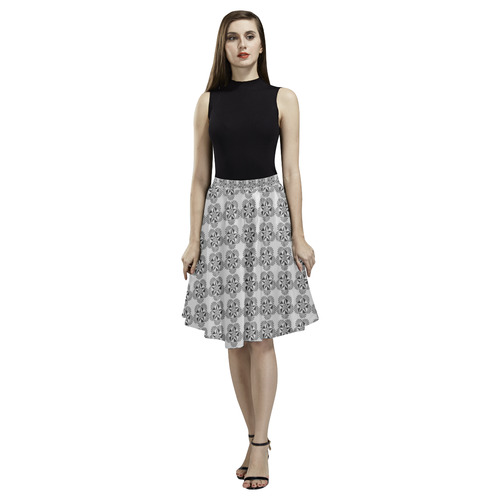 0018 Melete Pleated Midi Skirt (Model D15)