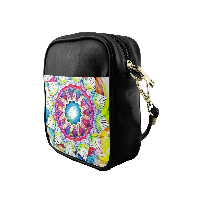 Sunshine Feeling Mandala Sling Bag (Model 1627)