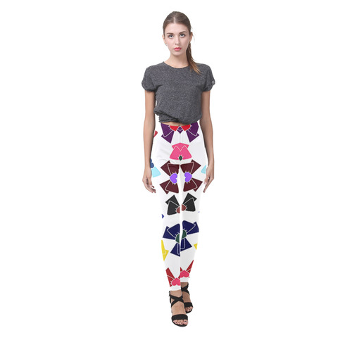 Sailor moon pattern Cassandra Women's Leggings (Model L01)