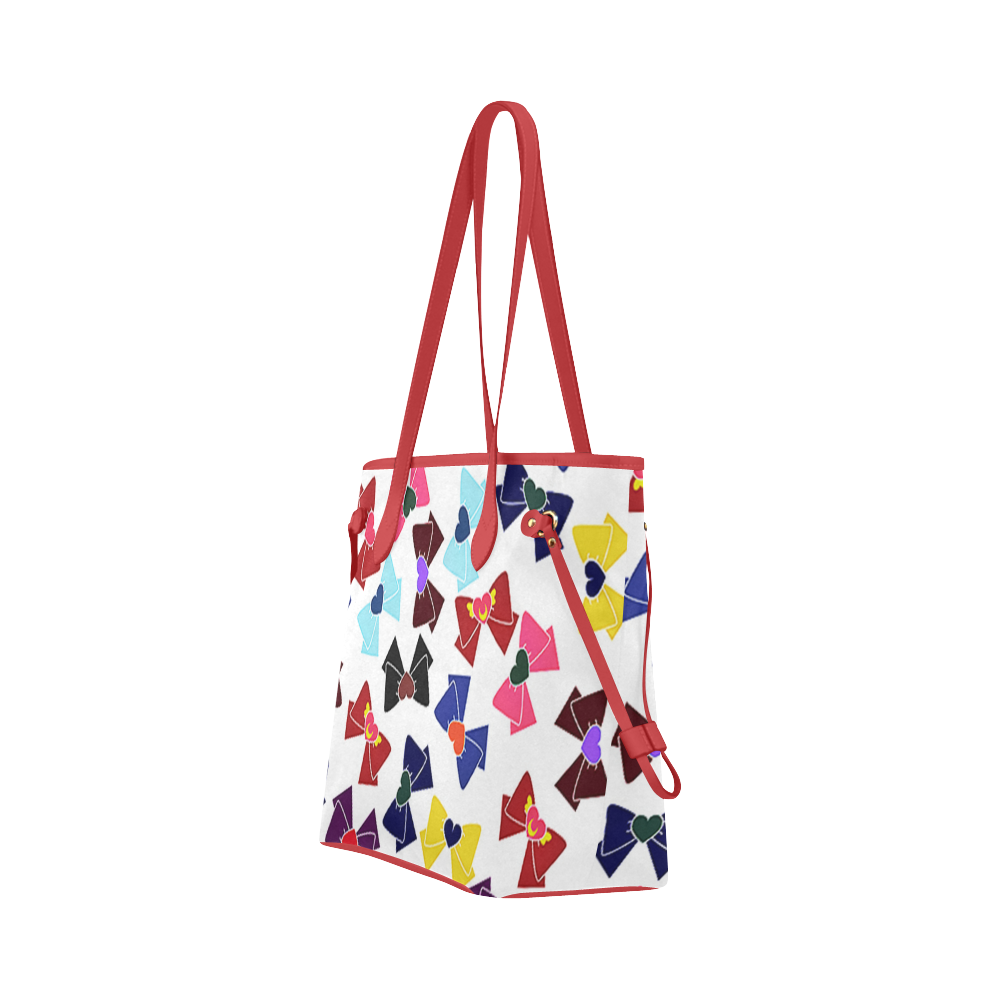 Sailor moon pattern Clover Canvas Tote Bag (Model 1661)