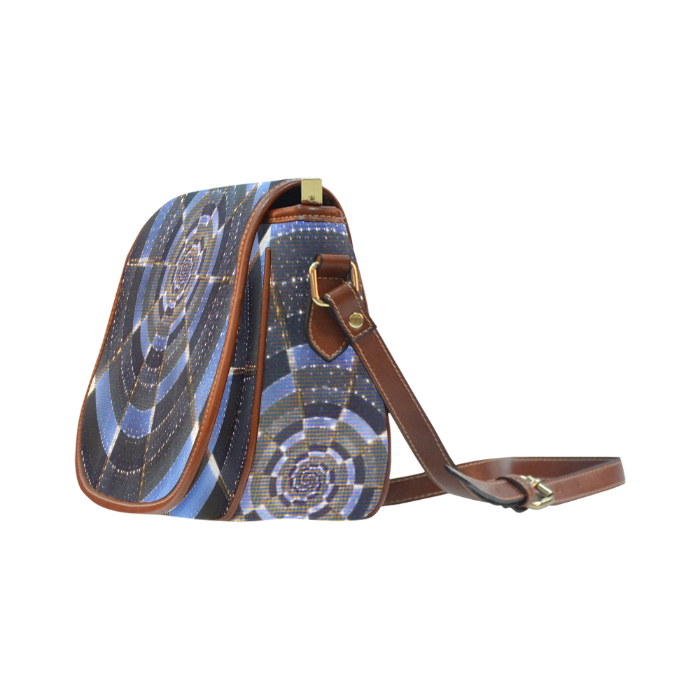 Midnight Crazy Dart Saddle Bag/Small (Model 1649) Full Customization