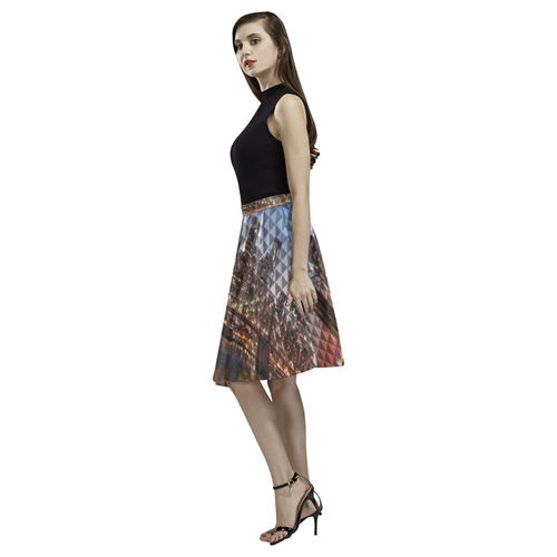 0-a11 Melete Pleated Midi Skirt (Model D15)