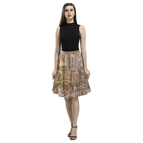 118 Melete Pleated Midi Skirt (Model D15)