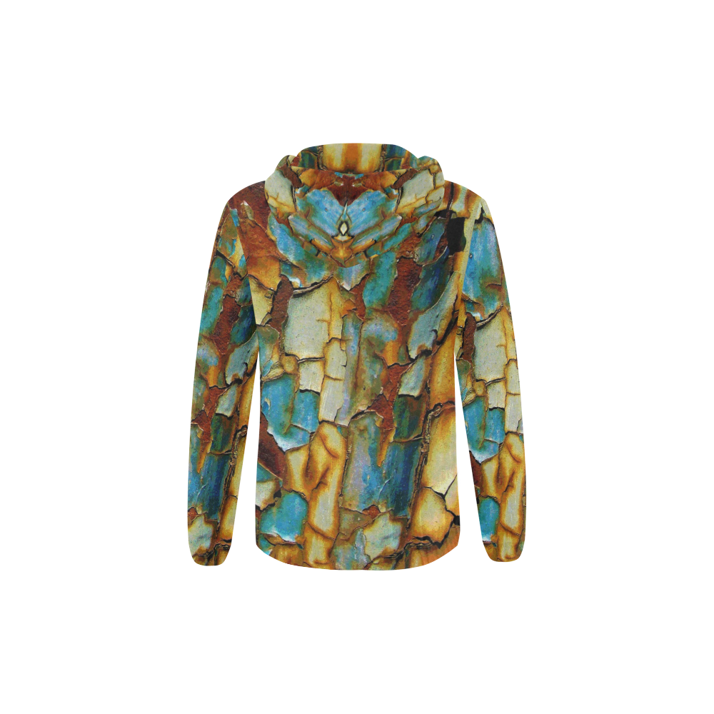 Rusty texture All Over Print Full Zip Hoodie for Kid (Model H14)
