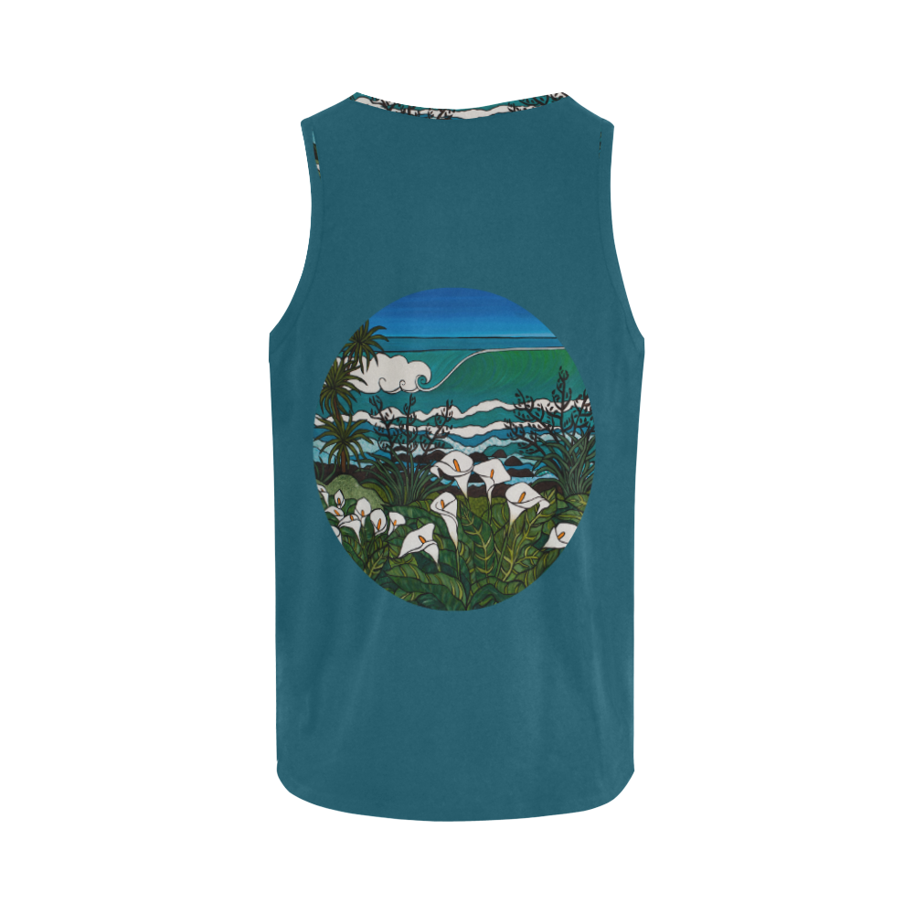 Beyond The Lily Field All Over Print Tank Top for Women (Model T43)