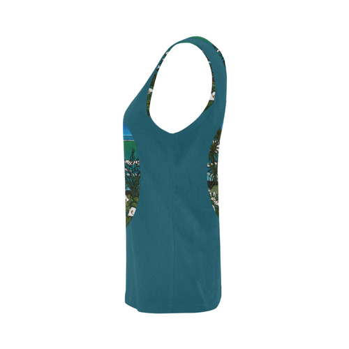 Beyond The Lily Field All Over Print Tank Top for Women (Model T43)