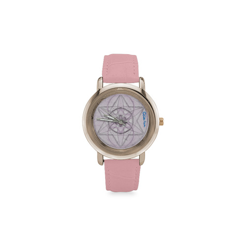 Protection- transcendental love by Sitre haim Women's Rose Gold Leather Strap Watch(Model 201)