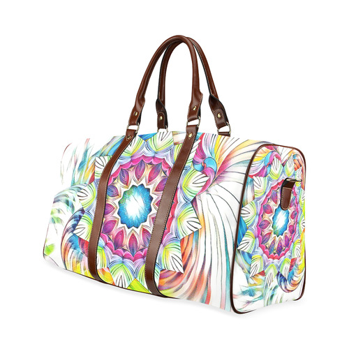 Sunshine Feeling Mandala Waterproof Travel Bag/Small (Model 1639)