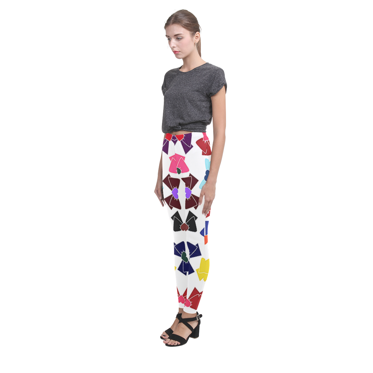 Sailor moon pattern Cassandra Women's Leggings (Model L01)