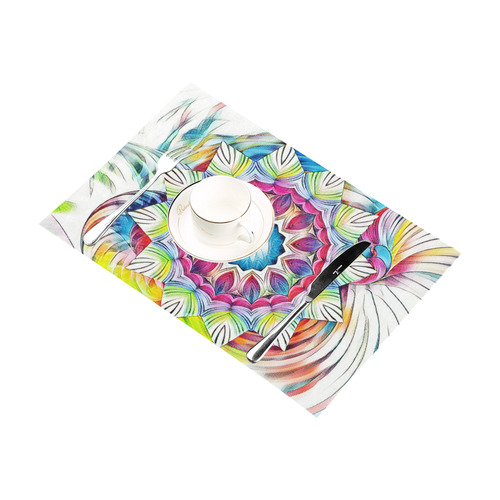 Sunshine Feeling Mandala Placemat 12’’ x 18’’ (Set of 4)