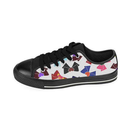 Sailor moon pattern Low Top Canvas Shoes for Kid (Model 018)