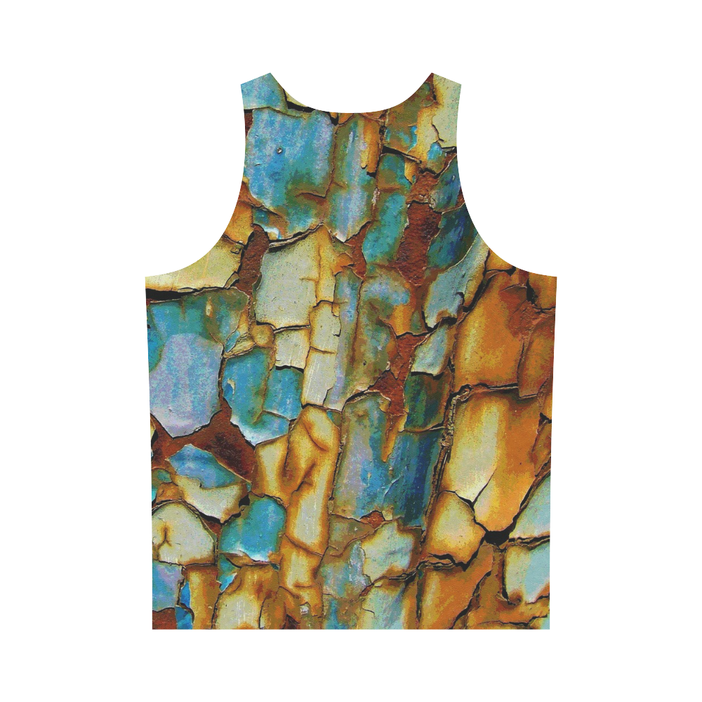 Rusty texture All Over Print Tank Top for Men (Model T43)