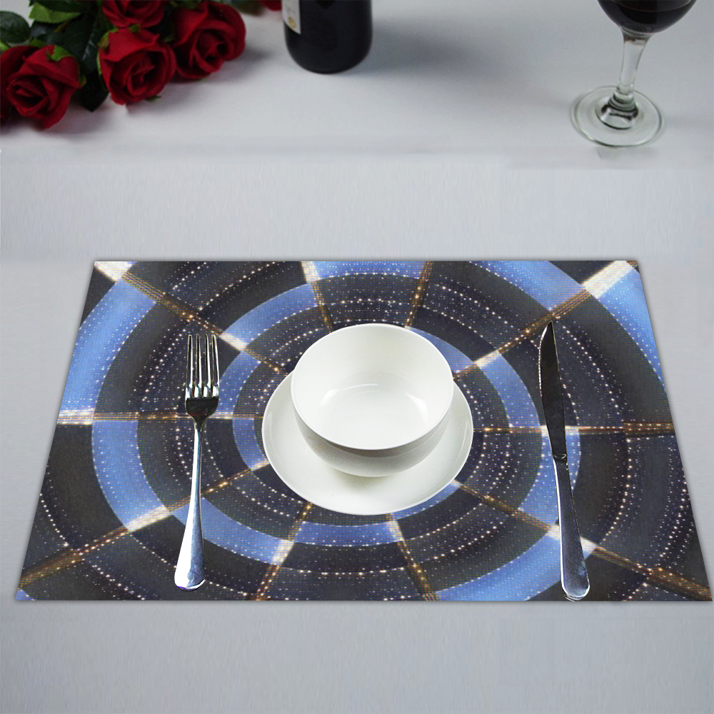 Midnight Crazy Dart Placemat 14’’ x 19’’ (Two Pieces)