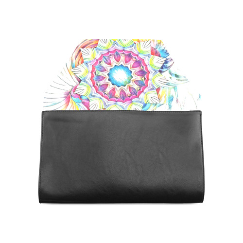 Sunshine Feeling Mandala Clutch Bag (Model 1630)
