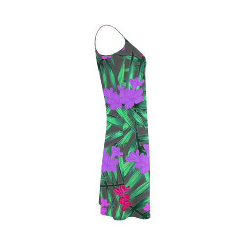 Tropic Flowers Alcestis Slip Dress (Model D05)