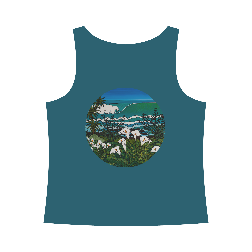 Beyond The Lily Field All Over Print Tank Top for Women (Model T43)