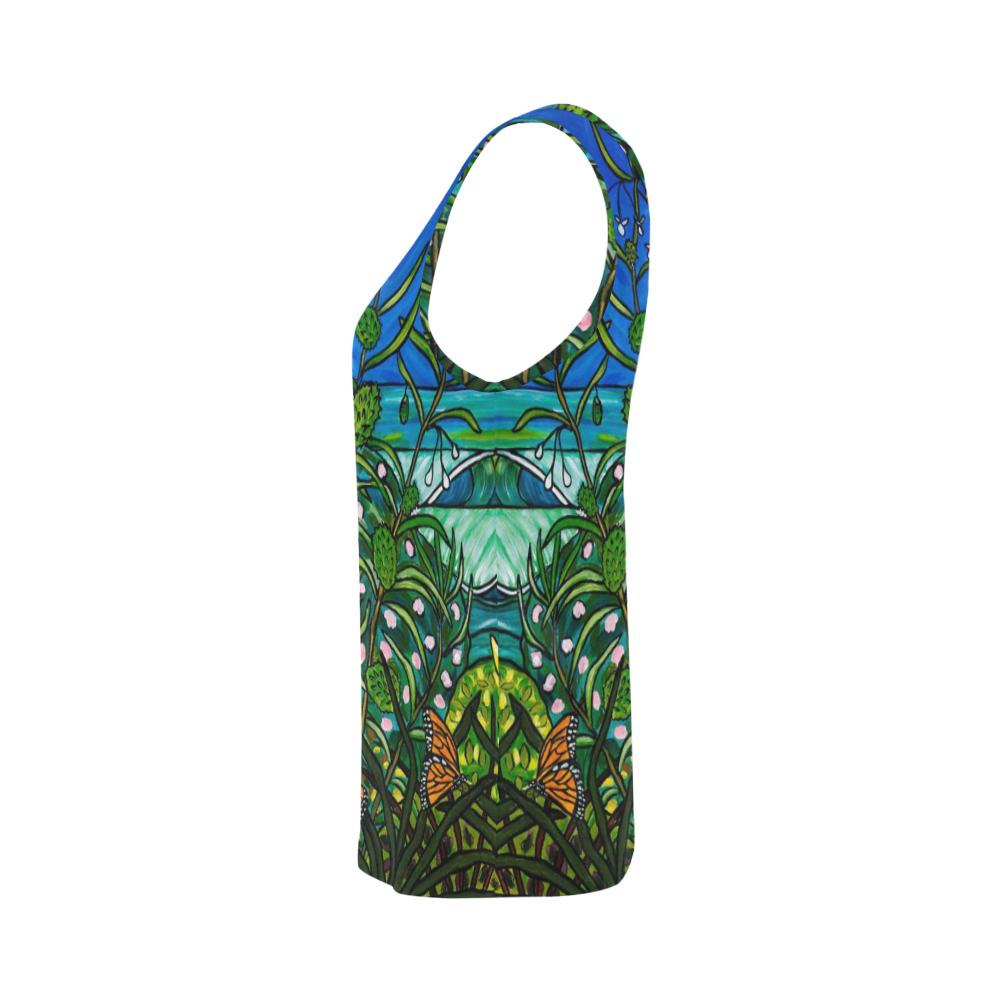 Monarchs All Over Print Tank Top for Women (Model T43)