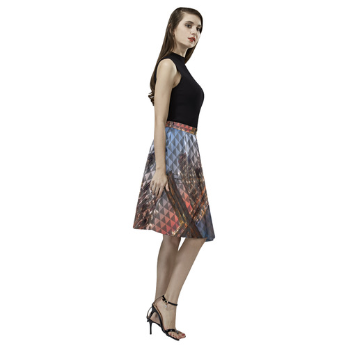 0-a11 Melete Pleated Midi Skirt (Model D15)