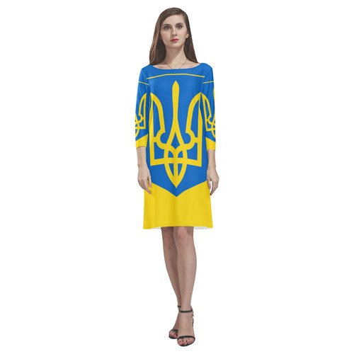 UKRAINE Rhea Loose Round Neck Dress(Model D22)