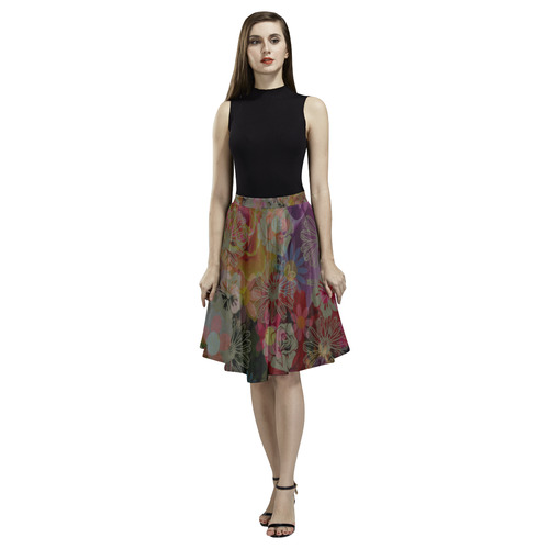 0009 Melete Pleated Midi Skirt (Model D15)