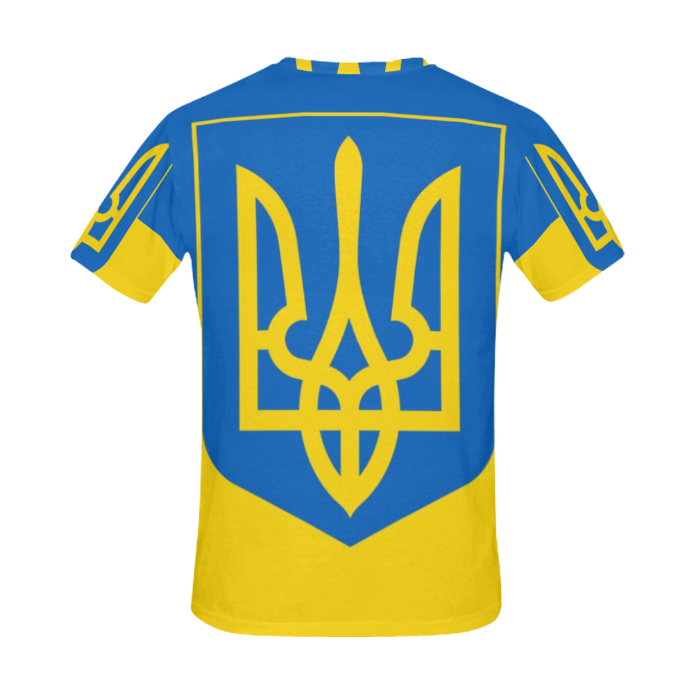 UKRAINE All Over Print T-Shirt for Men (USA Size) (Model T40)