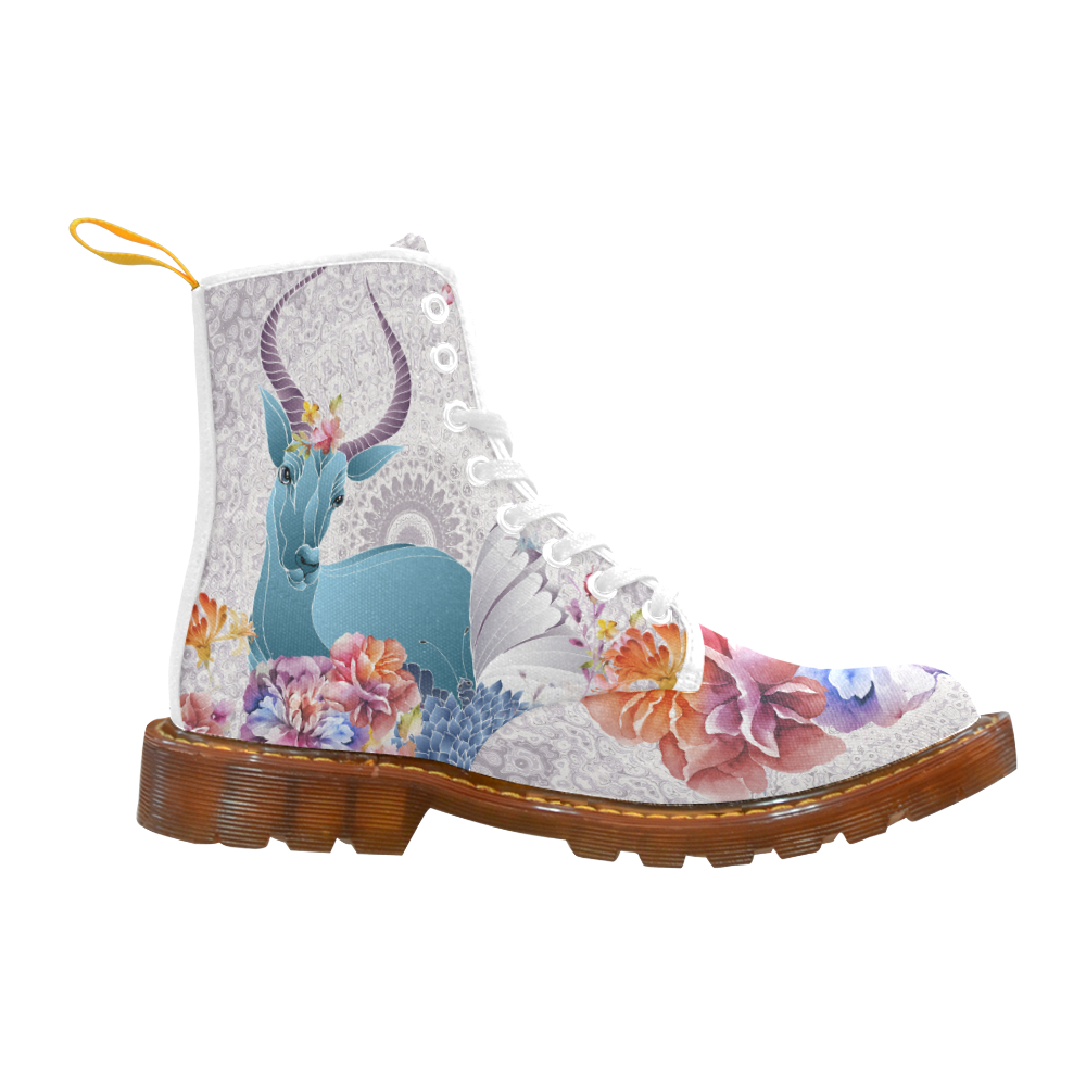 Flower Field Magic Martin Boots For Women Model 1203H