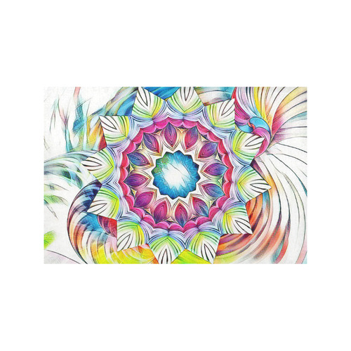 Sunshine Feeling Mandala Placemat 12’’ x 18’’ (Set of 4)